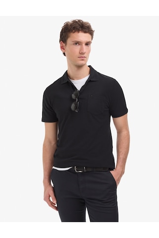 Pierre Cardin Erkek Siyah Tişört Basic 50325290-vr046