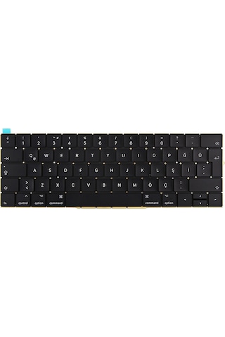 Macbook Pro 13" Touch 2016/2017 Uyumlu A1706 Klavye - Büyük Enter Tr Q