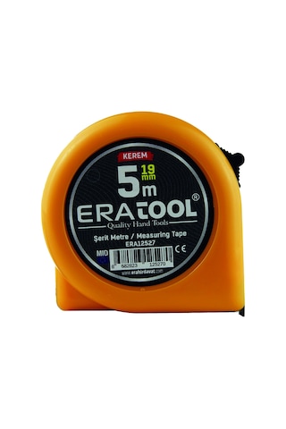 Şerit Metre 5 19mm - Sarı Era12527