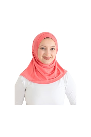 Spor Başörtüsü Kadın Hazır Giyim Türban Viskon Eşarp Şal - Pembe Pembe