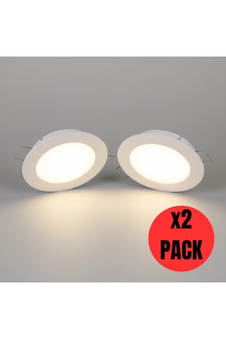 Kdl 403 Slim Led Panel 2'li Spot Gömme 18w 1440 Lümen - 4000k - Ilık Beyaz