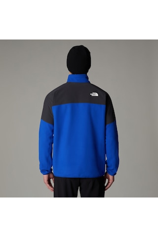 The North Face M Glacier Heavyweight 1/2 Zip Erkek Polar-29456 Mavi