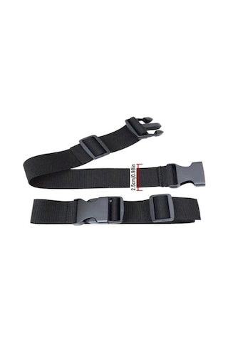 Ayarlanabilir Seyahat Bagaj Kemeri Siyah