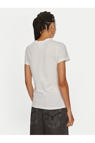 Calvin Klein Calvın Kleın Kadın T-shırt K20k208061-yaf Beyaz