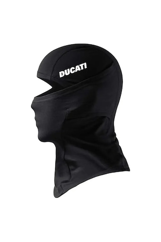 Flex Ducati Reflektörlü Siyah Kar Maskesi Balaklava Balaclava Motor Kış Spor Model 4