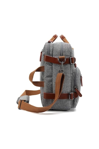 Coolbell CB-5005 2'si 1 Arada 17,3" Laptop Sırt ve Omuz Çantası-Gri