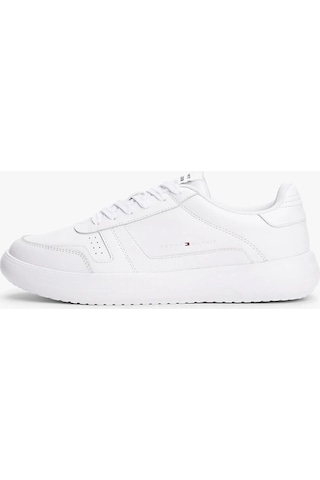 Tommy Hilfiger Modern Hafif Tabanlı Deri Erkek Sneaker Fm0fm05529ybs Beyaz