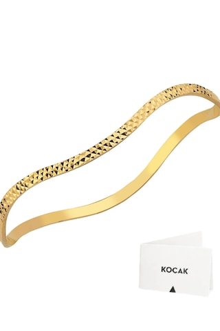 Koçak 22 Ayar 12 Gr Kristal Sarı Ajda Bilezik 22blz560