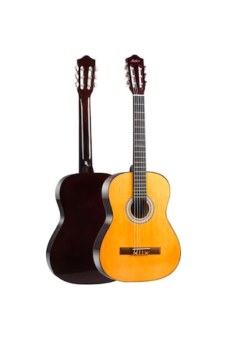 Midex Cg-270m Doğal Renk Klasik Gitar 4/4 Yetişkin Boy Sap Ayarlı Full Set