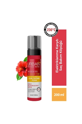 Hibiscus & Shea Butter Elektriklenme Karşıtı Saç Bakım Köpüğü-200 Ml