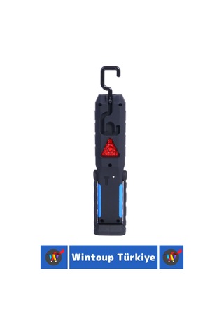 Premium 2 Modlu Mıknatıslı Askılı Smd Güçlü Led+1 Parlak Led Ampul Şarjlı Oto Lambası