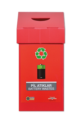 Geri Dönüşüm Kutusu Pil Atık Kutusu