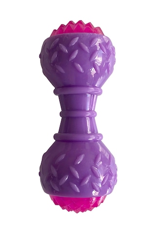 Playfull Aktivite Sesli Işıklı Köpek Oyuncak Dumbel 5 x 15 CM