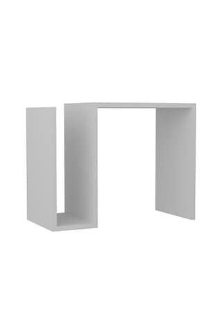 Dekorister Yosun Yan Sehpa Beyaz