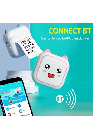 Çok Fonksiyonlu Taşınabilir P-8 Mini Termal Yazıcı