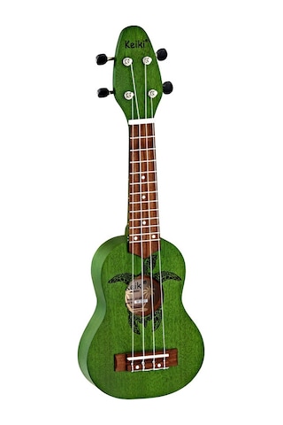 Ortega K1-Gr Sopranino- Ukulele Keiki Turtle Forrest Green