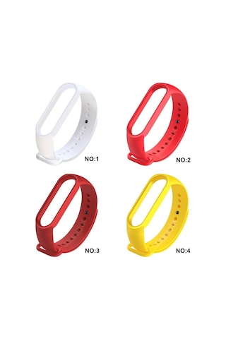 Xiaomi Mi Band 5 Kordon Mi Band 5 Kayış Jel Liquid Silikon Kordon