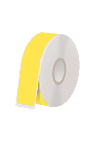 Dofolink Pvc Kablo Etiketleri, Isı Transferi İle Yazdırılabilir, Suya/yağa Dayanıklı, Sarı, 109x12mm, 65 Adet - Ev Ve İşyerinde Kablolar, Malzemeler İçin Etiketleme 1 Rulo