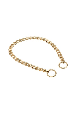 Doggie Altın Rengi Zincir Boğmalı Tasma 3.5x55 55 CM