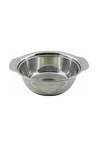 Metal Sepet Süzgeç 23 Cm Kulplu Mutfak Sebze Meyve Yıkama Ve Süzme Aparatı Çok Renkli