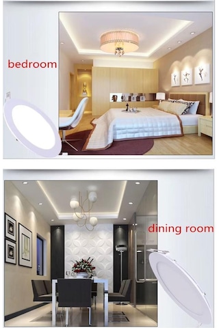 12w Slim Led Panel Sarı 3200k Sıvı Altı Gömme Spot Lamba Sarı Işık