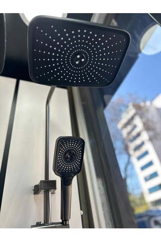 Boheme Fleko Piyano Antrasit Yeni Kolon Duş Seti Diğer