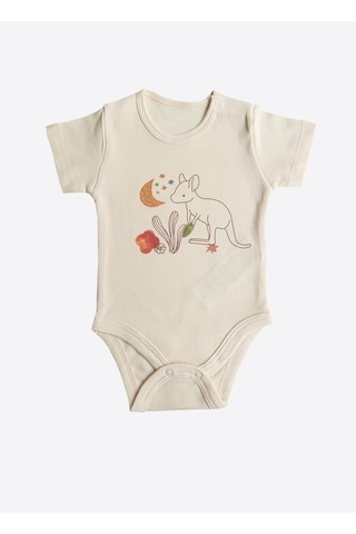 Kitikate Organik Happy Koala 3'lü Kısa Kol Body Pembe Pembe
