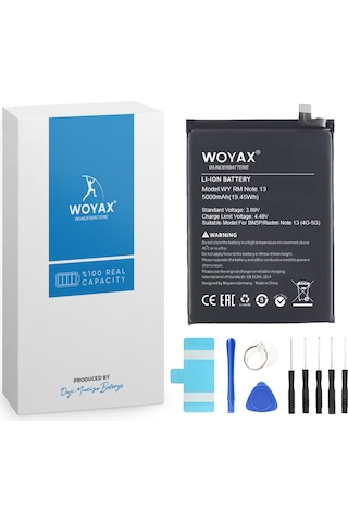 Woyax By Deji Xiaomi Redmi Note 13 Premium Batarya Bn5p