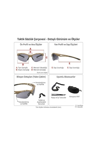 Swiss Eye Attac Tactical Gözlük Black Siyah