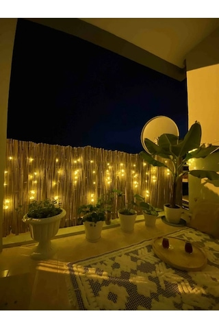 90 Cm X 7 Metre Kamış Hasır Çit - Balkon Demiri Örtüsü Ve Rüzgar Kesici Tam Ölçü