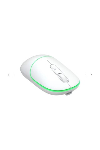 Lecoo Ws210 Beyaz Bluetooth & 2.4g Wifi Wireless Charging Mouse