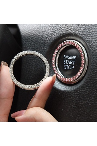 Taşlı Start Stop Çerçevesi Işıltılı Start Stop Çerçeve Gümüş