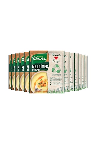 Knorr Hazır Mercimek Çorbası 12 x 76 G