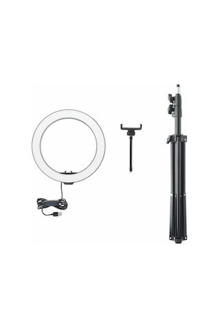 22 İnç Profesyonel Ring Light Seti Halka Işık Ve Tripod