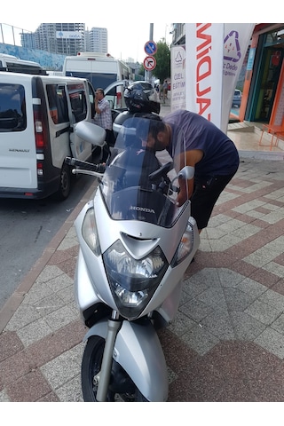 2002-10 Honda Silverwing Ön Cam Açık Füme 56cm 4Mm Zeus