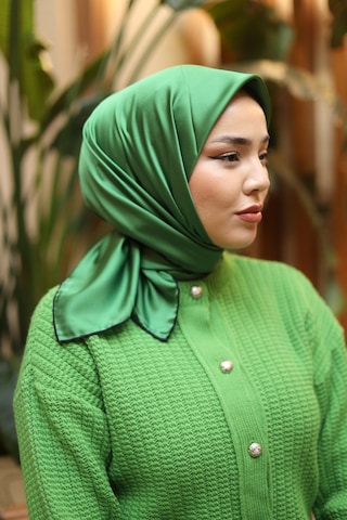 Silk Home Düz Micro Saten Eşarp 28013-14 Siyah