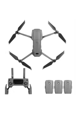 DJI Mavic 2 Pro/zoom Gümüş Karbon Desenli