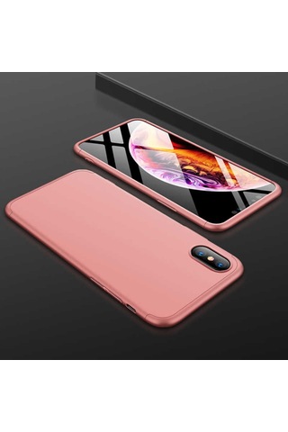 Apple Uyumlu iPhone XS Max Kilif 3 Parçali 360 Tam Korumali Gkk Kapak 392959142