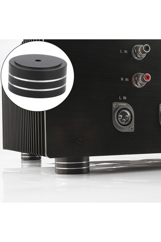 Trendooze Alüminyum Hoparlör Ayakları Döner Tablo İçin Şok Takımlı Base