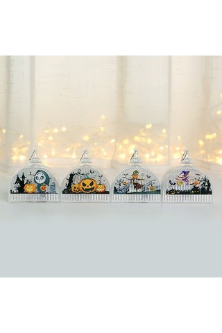 Pazly Taşınabilir Cadılar Bayramı Balkabağı Feneri - Çocuklar İçin Siyah Cadı Dekoru Diğer