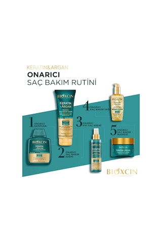 Bioxcin Saç Bakım Yağı Onarıcı Keratin & Argan 150 Ml 2 Adet