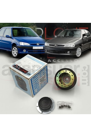 Peugeot 106-306 Uyumlu Spor Direksiyon Göbeği Momo Tip