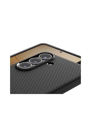 Spigen Samsung Galaxy S26 İle Uyumlu İnce Kılıf Liquid Air Hava Kanalı Teknolojisi Askeri Sınıf Koruma Dokulu Yüzey Kapak Matte Black Siyah