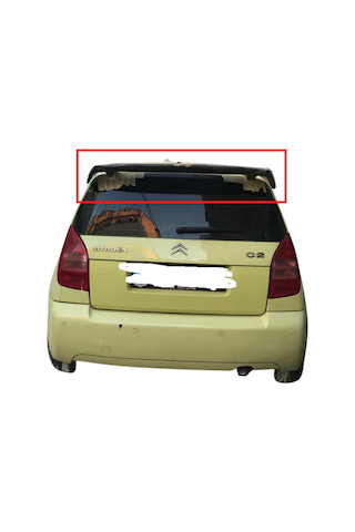 C2 Küçük Dtm Fiber Spoiler Boyasız Astarlı