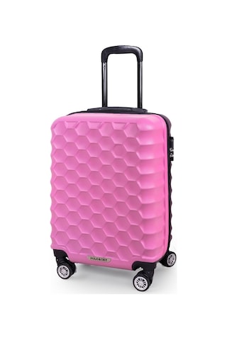 Polo&sky Petek Model Pembe Renk Kabin Boy Valiz Bavul Pembe