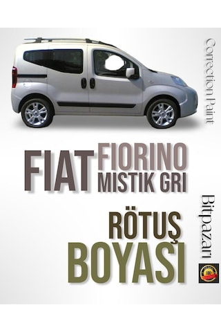 Fiat Fiorino Metalik Mistik Gri - 612 - Profesyonel Rötüş Boyası - Taş Izi Ve Çizik