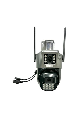 Rose Ahd-30180 Dış Mekan Wifi Kamera 5k 4k Çift Lens Çift Ekranlar Ptz Kamera 231133