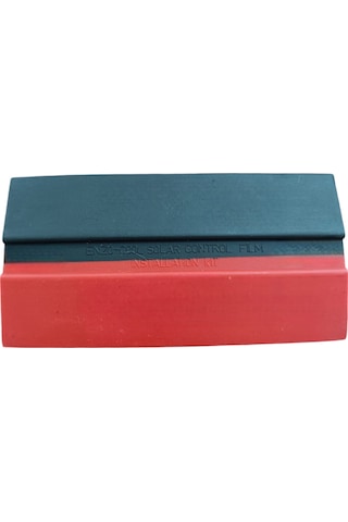 Silikon Çekçek Cam Filmi Çekme Aparatı Siyah Kırmızı