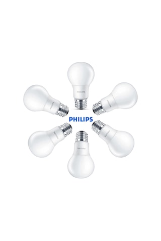 Philips 8 W -60 W Led Ampul Beyaz Işık 6 Adet