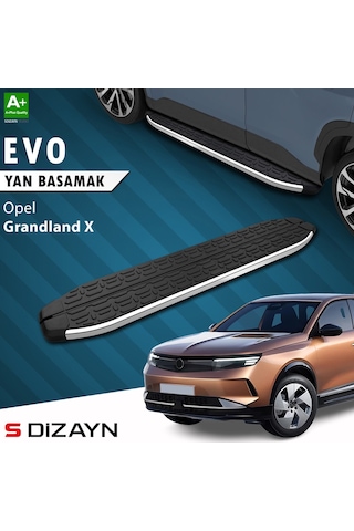 S-dizayn Opel Grandland 2 Hybrid Benzinli Evo Krom Yan Basamak 193 Cm 2024 Üzeri A+ Kalite